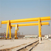 山東起重機MH型電動葫蘆門吊，簡易箱式花架門吊 10噸24米